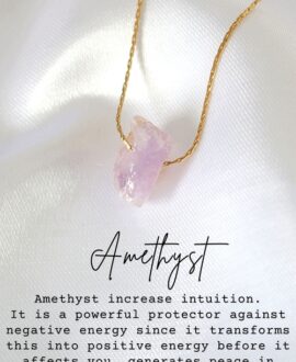 Raw Natural Crystals | 24 Karats Pendant Necklaces