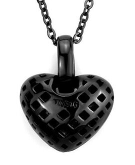 TK2791 - IP Black(Ion Plating) Stainless Steel Chain Pendant with Top