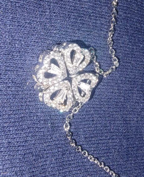 ✨Lucky Clover four Leaf Magnetic Heart Necklace